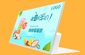 網(wǎng)紅奶茶店的數(shù)字餐牌屏優(yōu)點(diǎn)
